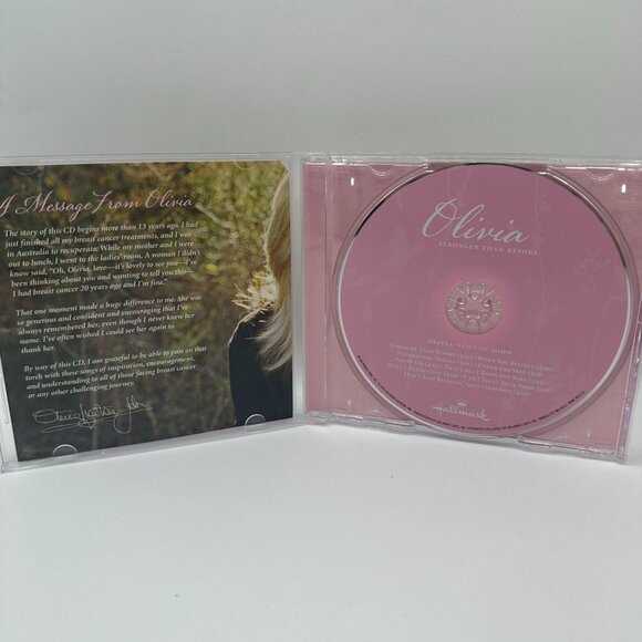 Olivia Newton-John Stronger Than Before CD 2005 Hallmark Edition Inspirational S - Picture 4 of 6